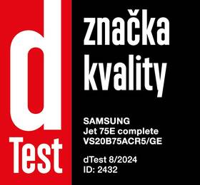 Tyčový vysavač Samsung JET 75E complete VS20B75ACR5/GE stříbrný

 obrázek produktu 1 z 17