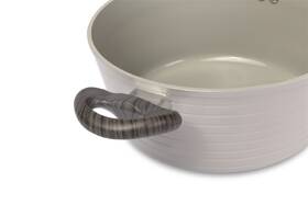 Kastrol s poklicí Lamart LT1268 STRIPE, 24cm šedý

 obrázek produktu 3 z 7