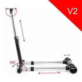 Stojan pro volant Wheel Stand Pro F458/F430/T80/T100 - Deluxe V2 červený

 obrázek produktu 2 z 2