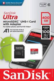 Paměťová karta SANDISK 400GB UHS-I U1 (100R) + adapter 

 obrázek produktu 3 z 3