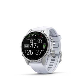 Chytré hodinky Garmin fēnix 8 - 43 mm, AMOLED - Silver / Whitestone Silicone Band 

 obrázek produktu 3 z 13