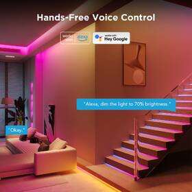 LED pásek Govee Smart PRO, Matter WiFi RGBICW, 3 m bílý

 obrázek produktu 5 z 7