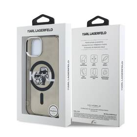Kryt na mobil Karl Lagerfeld IML Glitter Karl and Choupette Sketch MagSafe na Apple iPhone 15 černý

 obrázek produktu 6 z 6