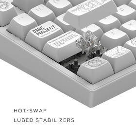 Klávesnice Dark Project ALU Terra Nova R2  US bílá

 obrázek produktu 7 z 8