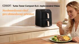 Fritéza horkovzdušná COSORI Turbo Tower Compact, 8,6 l černá

 obrázek produktu 12 z 19