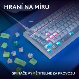Klávesnice Logitech G316 X 75 - US INT'L layout bílá

 obrázek produktu 9 z 16