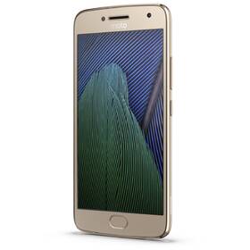 Mobilní telefon Motorola Moto G Plus 5.generace Dual SIM zlatá barva
