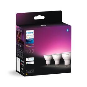 Chytrá žárovka Philips 4.2W, GU10, White and Color Ambiance, 3 ks 

 obrázek produktu 1 z 1