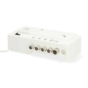 Zesilovač Nedis 20 dB, 5x IEC, ovládání zesílení bílý

 obrázek produktu 2 z 5