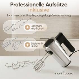Ruční šlehač Profi Cook HM 1335 nerez

 obrázek produktu 7 z 8
