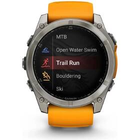 Chytré hodinky Garmin fēnix 8 - 51 mm, AMOLED Sapphire (EU distribuce) oranžové/titanium

 obrázek produktu 5 z 10