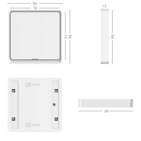 Vypínač IMMAX NEO SMART vypínač 1-tlačítkový Zigbee 3.0 bílý

 obrázek produktu 1 z 5