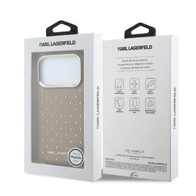Kryt na mobil Karl Lagerfeld PU Perforated Gold Dots MagSafe na Apple iPhone 17 Pro béžový

 obrázek produktu 6 z 6