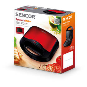 Sendvičovač Sencor SSM 4221RD červený

 obrázek produktu 7 z 7