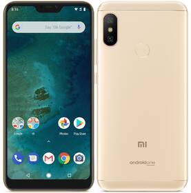 Mobilní telefon Xiaomi Mi A2 Lite 64 GB zlatá barva
