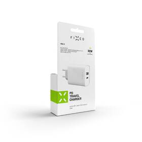 Nabíječka do sítě FIXED USB, USB-C PD, 30W bílá

 obrázek produktu 6 z 6