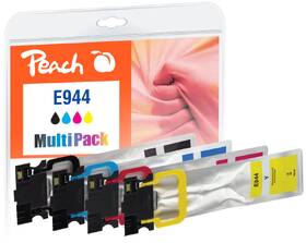 Inkoustová náplň Peach Epson 944, T9441, T9442, T9443, T9444, Mlutipac, 1x 47, 3x 30 ml vícebarevná

 obrázek produktu 1 z 1