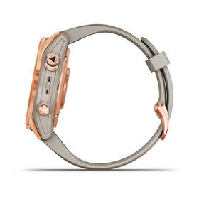Chytré hodinky Garmin fenix 7S Solar - Rose Gold/Sand Silicone Band 

 obrázek produktu 8 z 10