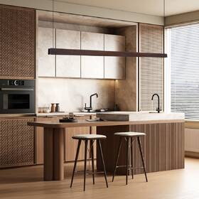 Stropní svítidlo IMMAX NEO MADEIRA SMART 202cm dřevo ořech hnědé

 obrázek produktu 5 z 5