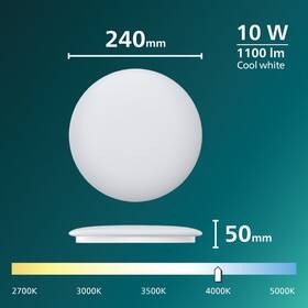Stropní svítidlo Philips CL200 EC RD 10W 40K SP HV 06 bílé

 obrázek produktu 3 z 3
