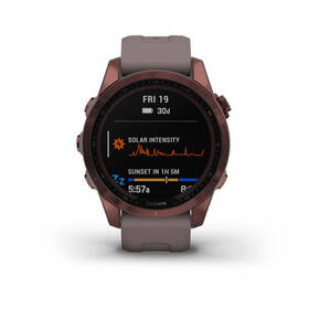 Chytré hodinky Garmin fenix 7S Sapphire Solar - Titan Dark Bronze/Gray Silicone Band 

 obrázek produktu 5 z 10