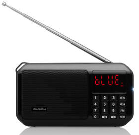 Radiopřijímač GoGEN FMP 125 BTB černá barva
