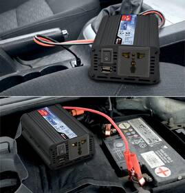 Měnič napětí Compass 07111 12/230V 550W + USB 

 obrázek produktu 6 z 7