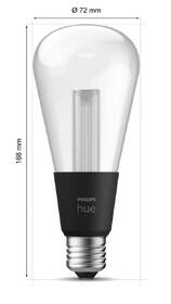 Chytrá žárovka Philips ST72, 6,8W, E27, White a Color Ambiance 

 obrázek produktu 3 z 4