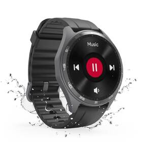 Chytré hodinky Hama 7010 černá barva
