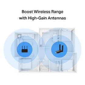 Wi-Fi adaptér Mercusys MA32H černá barva
