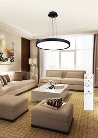Závěsné svítidlo Top Light Revit 40BZ RC, s dálkovým ovládačem, 36W, 3600lm, stmívání, paměť, průměr 40cm, výška 120cm bílé

 obrázek produktu 2 z 2