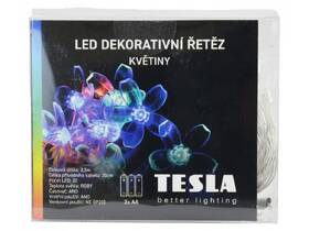 LED řetěz Tesla Lightning Kytičky, 20LED, 3x AA baterie, časovač, 3m 

 obrázek produktu 3 z 3