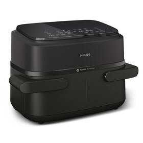 Fritéza horkovzdušná Philips Airfryer 1000 Series Dual basket 7,1 l, NA150/00 černá barva
