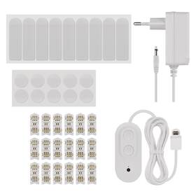 Nástěnné svítidlo EMOS GoSmart, 34 W, RGB Lines (9 ks) černé

 obrázek produktu 4 z 10