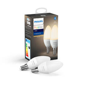 Chytrá žárovka Philips Bluetooth 5,5W, E14, White (2ks) 

 obrázek produktu 2 z 5