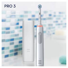 Zubní kartáček Oral-B 3500 Sensitive Clean White + cestovní pouzdro 

 obrázek produktu 2 z 7