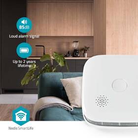 Detektor kouře Nedis SmartLife Wi-Fi bílý

 obrázek produktu 8 z 10