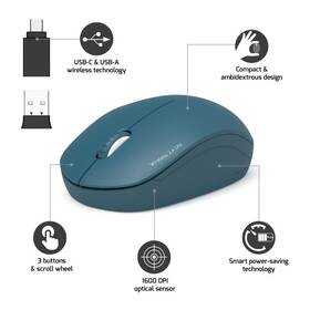 Myš PORT CONNECT Wireless COLLECTION modrá

 obrázek produktu 6 z 8