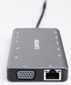 Dokovací stanice Canyon DS-12 13v1, PD 100W šedá

 obrázek produktu 2 z 10