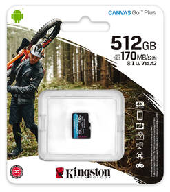 Paměťová karta Kingston MicroSDXC 512GB UHS-I U3 (170R/90W) 

 obrázek produktu 2 z 2