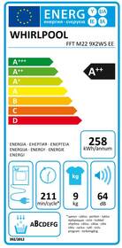 Sušička prádla Whirlpool FFT M22 9X2WS EE bílá

 obrázek produktu 1 z 12