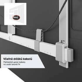 Držák TV Vogel’s ELITE TVM 5645W  pro úhlopříčky 40" až 77", nosnost 45 kg bílý

 obrázek produktu 7 z 11