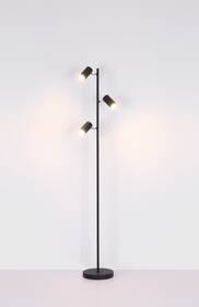 Stojací lampa GLOBO Robby, 3x GU10 černé

 obrázek produktu 5 z 7