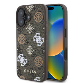 Kryt na mobil Guess PU 4G Peony MagSafe na Apple iPhone 16 hnědý

 obrázek produktu 1 z 7