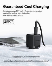 Nabíječka do sítě Baseus Palm 30W 1xUSB-A 1xUSB-C PD QC 3.0 černá

 obrázek produktu 9 z 13