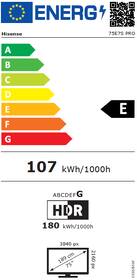 Televize Hisense 75E7S PRO 

 obrázek produktu 1 z 11