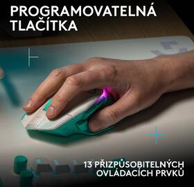 Myš Logitech G502 X Plus mentolová

 obrázek produktu 14 z 19