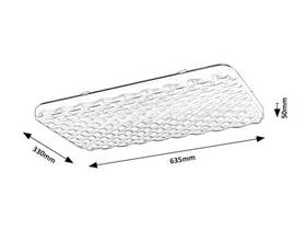 Stropní svítidlo Rabalux Eldrick 3087 bílá barva
