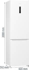 Chladnička s mrazničkou Gorenje NRK620DA2W4 bílá

 obrázek produktu 14 z 16