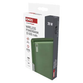 Powerbanka EMOS WI 1031, 20W, 10000 mAh zelená

 obrázek produktu 15 z 19
